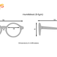 Size guide for Roundabout sunglasses
